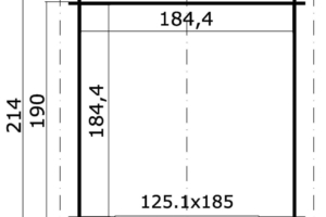 Dārza māja Morava B - plans