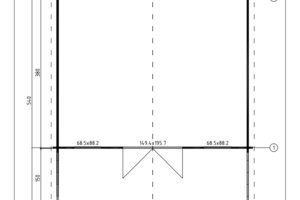 Dārza māja Jule - plans