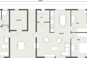 elementmaja Baltic 96 plan