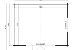 Garden House Norman - plan