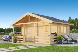 Pihamökit 'Lux' - Twin Cabin